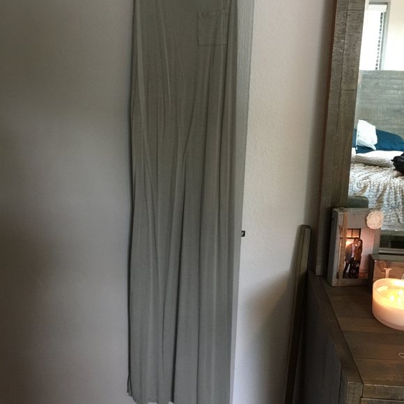 Army Green Maxi Dress - Picture 3 of 3